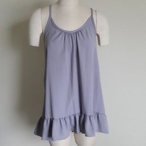 JELLA C. Light Purple Flowy Dressy Top